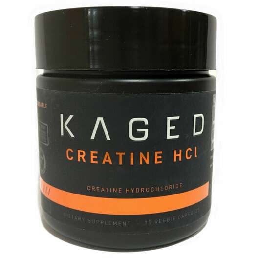 Основное фото товара Kaged, Креатин Гидрохлорид, Creatine HCl Capsules, 75 капсул