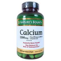 Nature's Bounty, Calcium 1200 mg Plus Vitamin D3 1000 UI, 120 ...