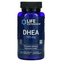 Life Extension, ДГЭА 100 мг, DHEA 100 mg, 60 капсул