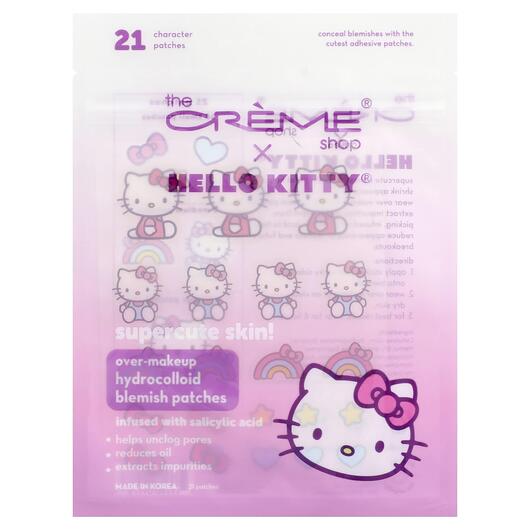Основне фото товара Hello Kitty Over-Makeup Hydrocolloid Blemish Patches Основне фото товара Hello Kitty Over-Makeup, Пластири, патчі для обличчя, 21 Characte