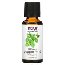 Pure Essential Oil Peppermint Эфирное масло NOW Foods