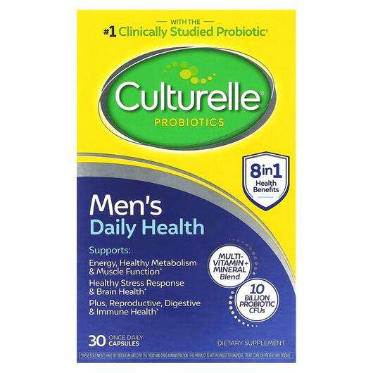 Основное фото товара Culturelle, Пробиотики, Probiotics Men's Daily Health 10 Billi...
