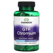 Swanson, GTF Chromium 100 mcg, Хром, 200 капсул