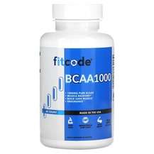 FitCode, BCAA 1000 500 mg, Амінокислоти БЦАА, 60 капсул