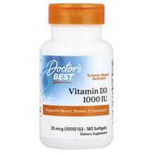 Vitamin D3 25 mcg 1000 IU Витамин D Doctor's Best