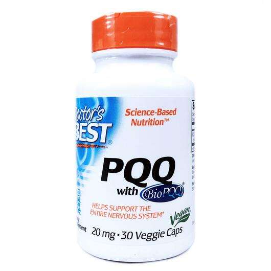 Основне фото товара Doctor's Best, PQQ with BioPQQ, Пірролохінолінохінон 20 мг, 30...