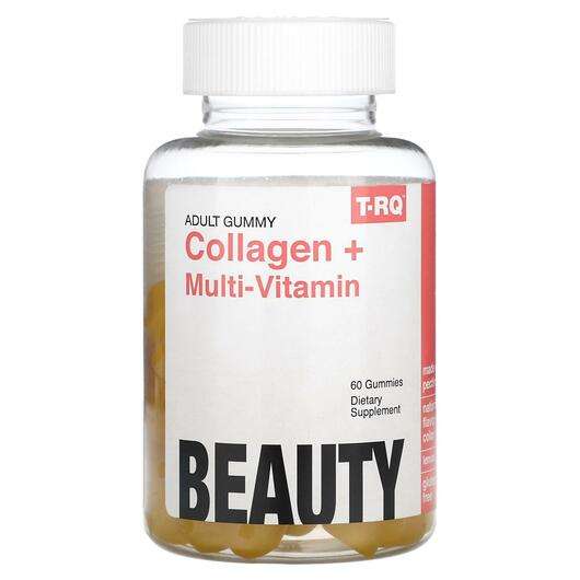 Основное фото товара T-RQ, Коллаген, Adult Gummy Collagen + Multi-Vitamin Lemon, 60...