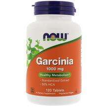 Now, Garcinia 1000 mg, Гарцинія 1000 мг, 120 таблеток