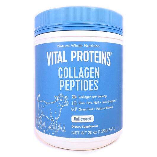 Основне фото товара Vital Proteins, Collagen Peptides, Колагенові пептиди, 567 г