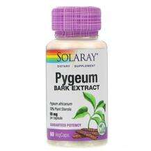 Solaray, Африканская Слива 50 мг, Pygeum Bark Extract, 60 капсул