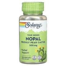 Solaray, True Herbs Nopal Prickly Pear Cactus 500 mg, Нопал, 1...