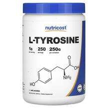 Nutricost, L-Tyrosine Unflavored, L-Тирозин, 250 г