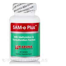 Karuna Health, S-Аденозил-L-метионин, Sam-e Plus, 60 таблеток