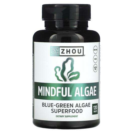Основное фото товара Zhou Nutrition, Поддержка мозга, Mindful Algae, 120 таблеток
