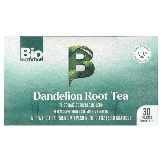 Основне фото товара Bio Nutrition, Dandelion Root Tea Caffeine Free 30 Tea Bags, К...