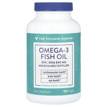 Omega-3 Fish Oil EPA/DHA 840 mg Омега 3 180 капсул