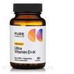 Фото товару PureFormulas, Ultra Vitamin D + K, Вітамін D, 60 капсул