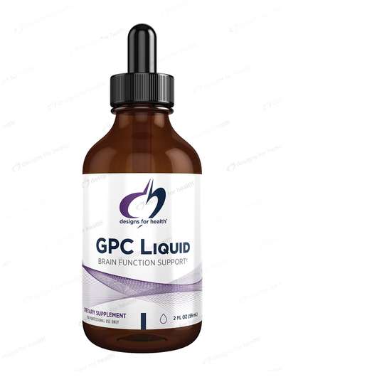 Основне фото товара Designs for Health, GPC Liquid Glycerophosphocholine, Фосфатид...