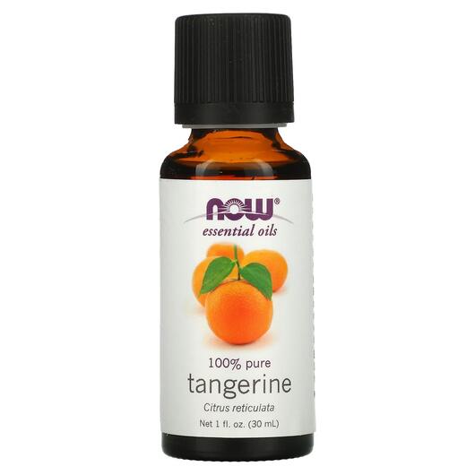 Основне фото товара Pure Essential Oil Tangerine Основне фото товара NOW Foods, Pure Essential Oil Tangerine, Ефірна олія, 30 мл