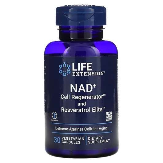 Основне фото товара NAD+ Cell Regenerator and Resveratrol Elite, НАД 300 мг з ресв...
