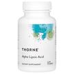 Фото товару Thorne, Alpha-Lipoic Acid 60, Альфа-ліпоєва, 60 капсул