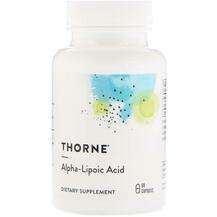 Thorne, Alpha-Lipoic Acid 60, Альфа-ліпоєва кислота, 60 капсул