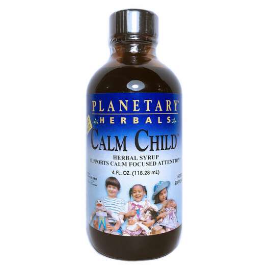 Основне фото товара Planetary Herbals, Calm Child, Калм Чілд Хербал Сироп, 118.28 мл