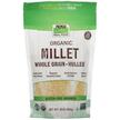 Фото товару NOW Foods, Real Food Organic Millet Whole Gluten Free, Просо, 454