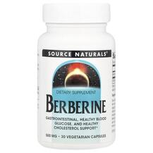 Berberine 500 mg Берберин Source Naturals 30 капсул