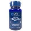 Life Extension, Витамин K2 45 мкг, Low Dose Vitamin K2, 90 капсул