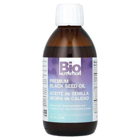 Основное фото товара Bio Nutrition, Черный тмин, Premium Black Seed Oil, 237 мл