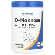 Д-манноза D-Mannose Unflavored Nutricost 250 г Д-манноза D-Mannose Unflavored Nutricost 250 г
