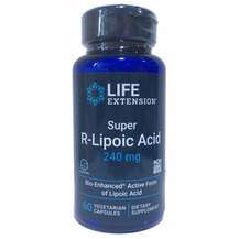 Life Extension, Super R-Lipoic Acid, R-Ліпоєва кислота 240 мг,...