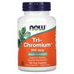 Фото товару NOW, Tri Chromium 500 mcg, Хром 500 мкг, 180 капсул