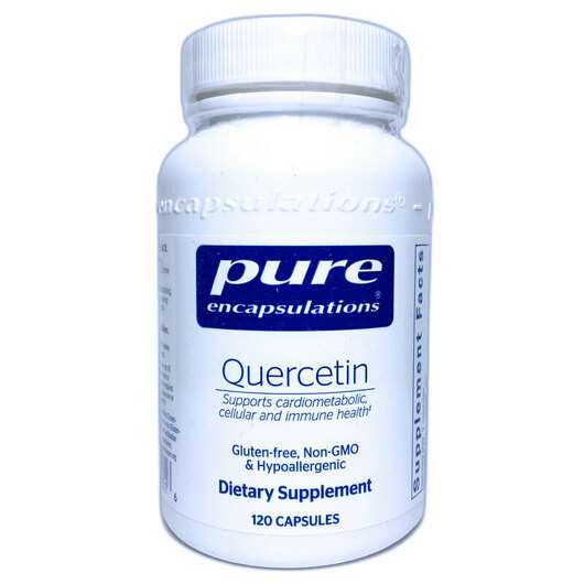 Основное фото товара Pure Encapsulations, Кверцетин, Quercetin, 120 капсул