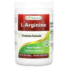 Best Naturals, L-Arginine, L-Аргінін, 454 г