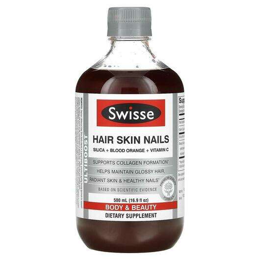 Основное фото товара Swisse, Кожа ногти волосы, Hair Skin Nails Liquid 16, 500 мл
