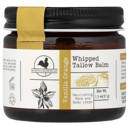 Основне фото товара Whipped Tallow Balm Vanilla Orange Основне фото товара Whipped Tallow Balm Vanilla Orange, Крем лосьон бальзам, 37 г