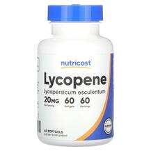 Nutricost, Ликопин, Lycopene 20 mg, 60 капсул