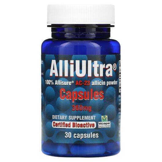 Основне фото товара Allimax, ОллиУльтра Капсулы 360 мг, AlliUltra Capsules 360 mg,...