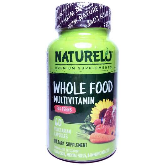 Основне фото товара Naturelo, Whole Food Multivit for Teens, Вітаміни для підліткі...