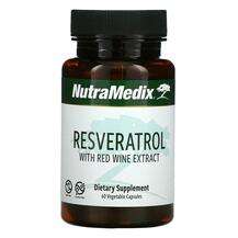 NutraMedix, Ресвератрол, Resveratrol with Red Wine Extract, 60...