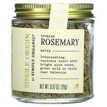 Simply Organic, Single Origin Spanish Rosemary, 28 g