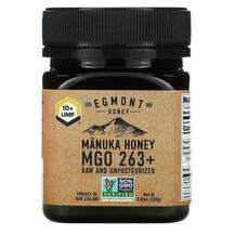 Egmont Honey, Manuka Honey Raw And Unpasteurized MGO 263+, 250 g