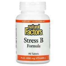 Natural Factors, Stress B Formula Plus 1000 mg Vitamin C, Підт...