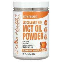 Divine Health, MCT Масло, Dr. Colbert's MCT Oil Powder Pumpkin...
