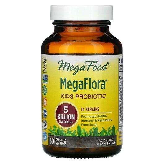 Main photo Mega Food, MegaFlora Kids Probiotic, 60 Capsules