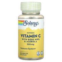 Solaray, Buffered Vitamin C 500 mg, Вітамін C, 100 капсул