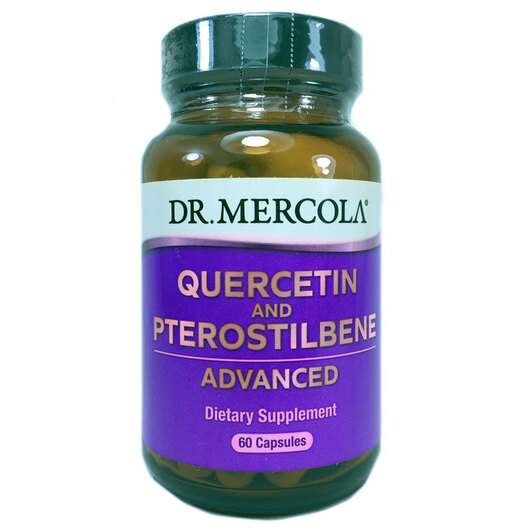 Основное фото товара Dr. Mercola, Кверцетин и Птеростильбен, Quercetin & Pteros...