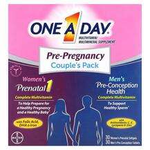 One-A-Day, Pre-Pregnancy Couple's Pack, Мультивітаміни для ваг...